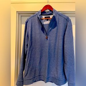 Long sleeve sky blue quarter zip from fairlane